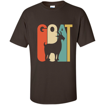 Vintage Goat T-Shirt Dark Chocolate