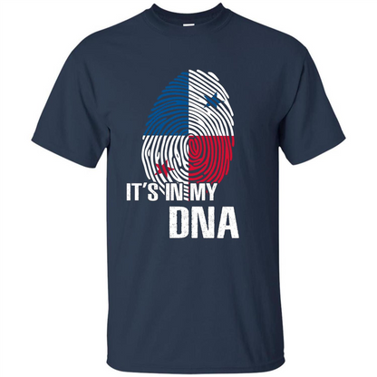 Panama In My DNA T-Shirt Panamanian Pride T-shirt Navy