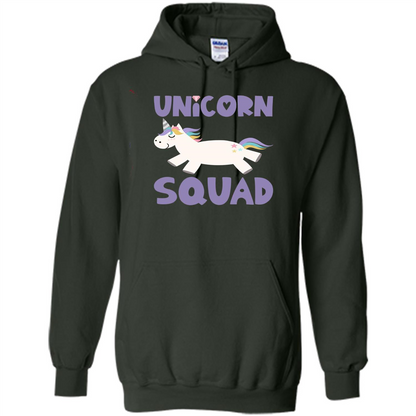 Unicorn Squad T-shirts Rainbow Fantasy Gift Princess Costume T-shirt Forest Green