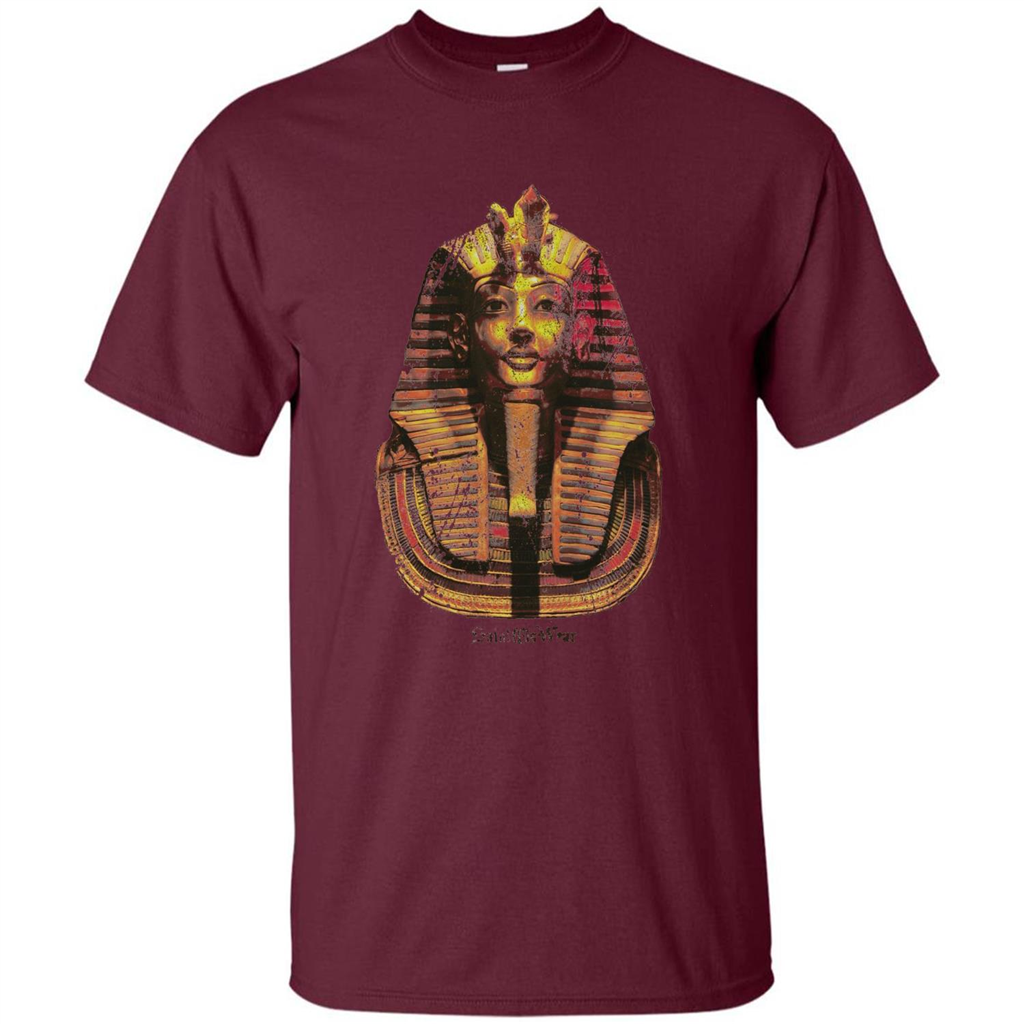 Distressed Pharoah T-shirt Maroon
