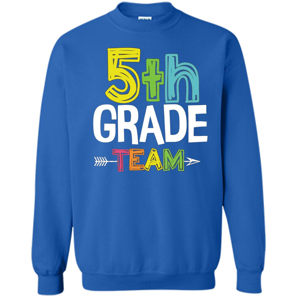 Back To School T-shirt Team Fifth Grade Teacher Royal