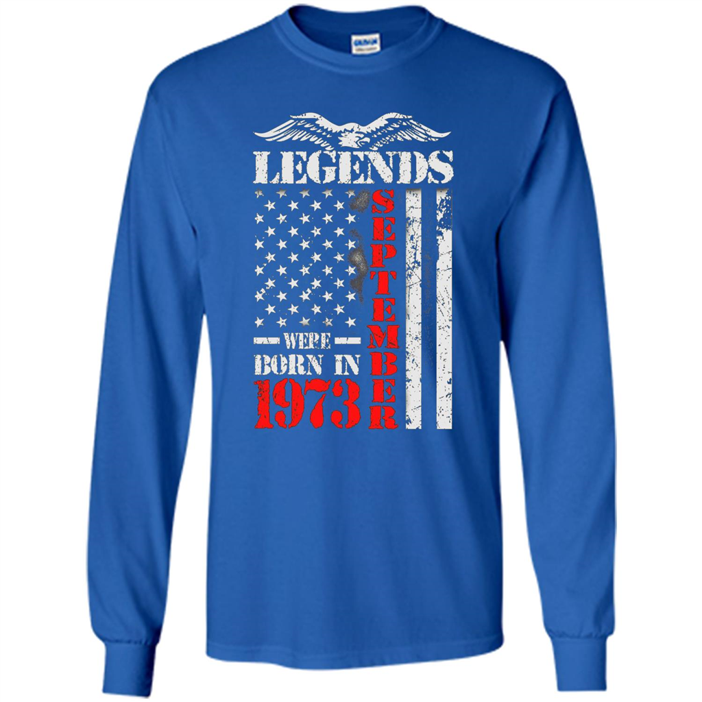 Legends Were Born In September 1973 T-shirt Royal