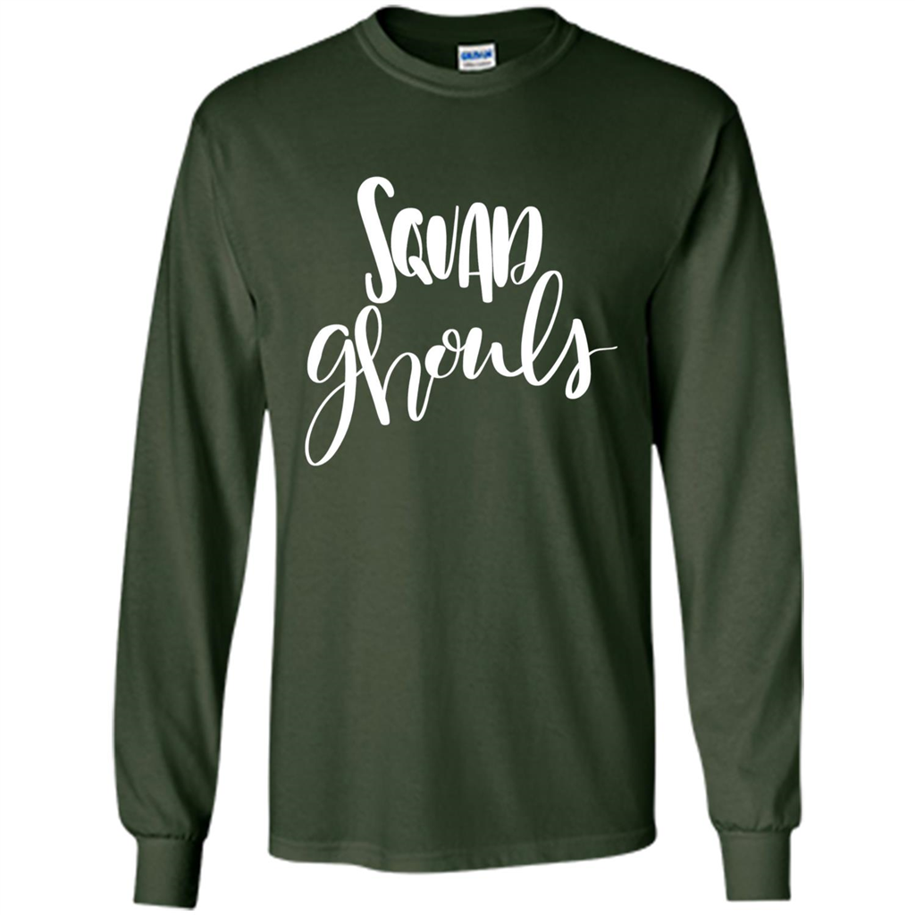 Squad Ghouls T-Shirt Halloween Funny Ghost Costume T-shirt Forest Green