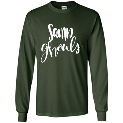 Squad Ghouls T-Shirt Halloween Funny Ghost Costume T-shirt Forest Green
