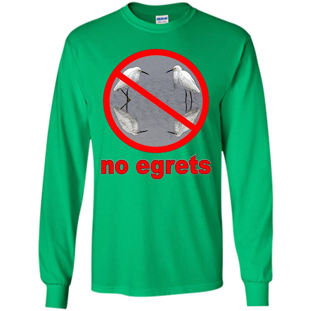 No Egrets T-shirt Irish Green