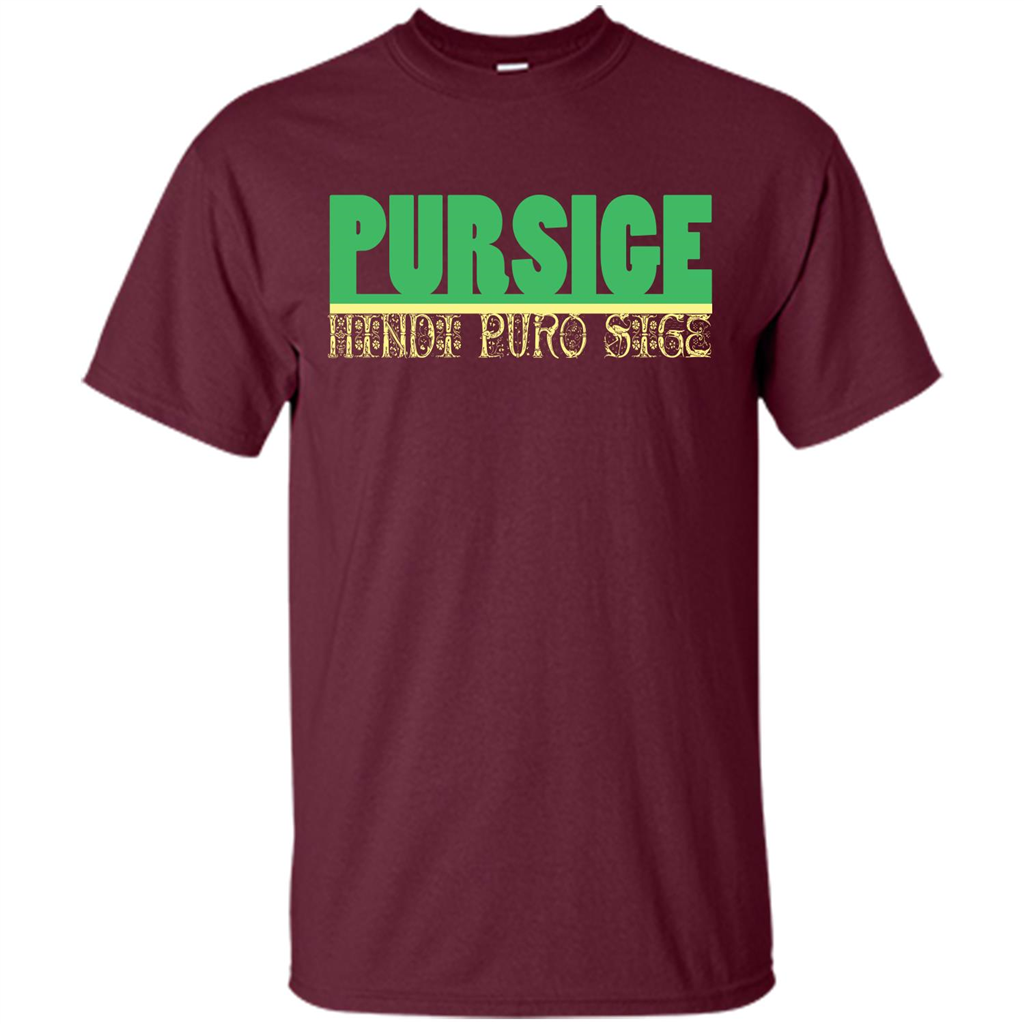 Pursige T-shirt Maroon