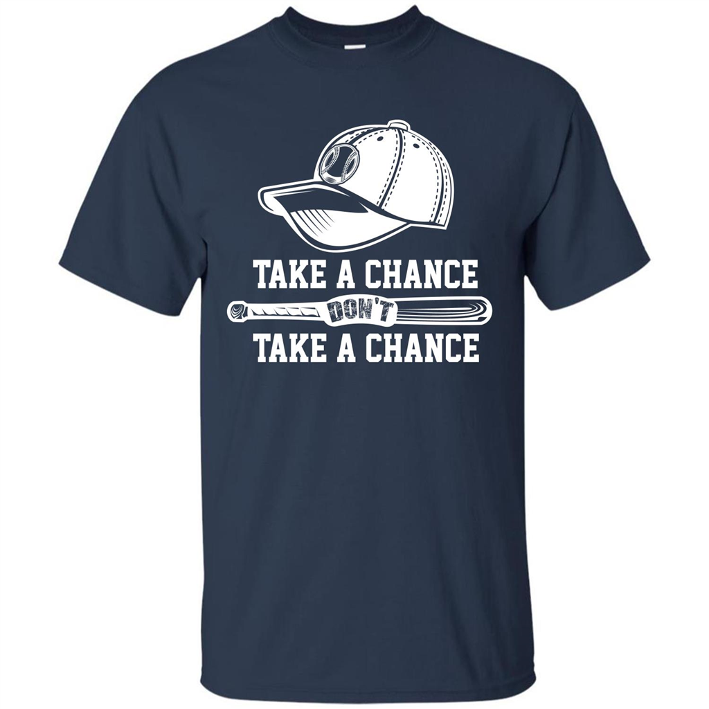 Football T-shirt Take A Chance Don't Take A Chance Navy