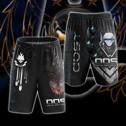 Halo ODST All Over Print Beach Shorts Jogger Beach Shorts