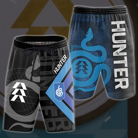 Destiny Hunter All Over Print Beach Shorts Jogger Beach Shorts