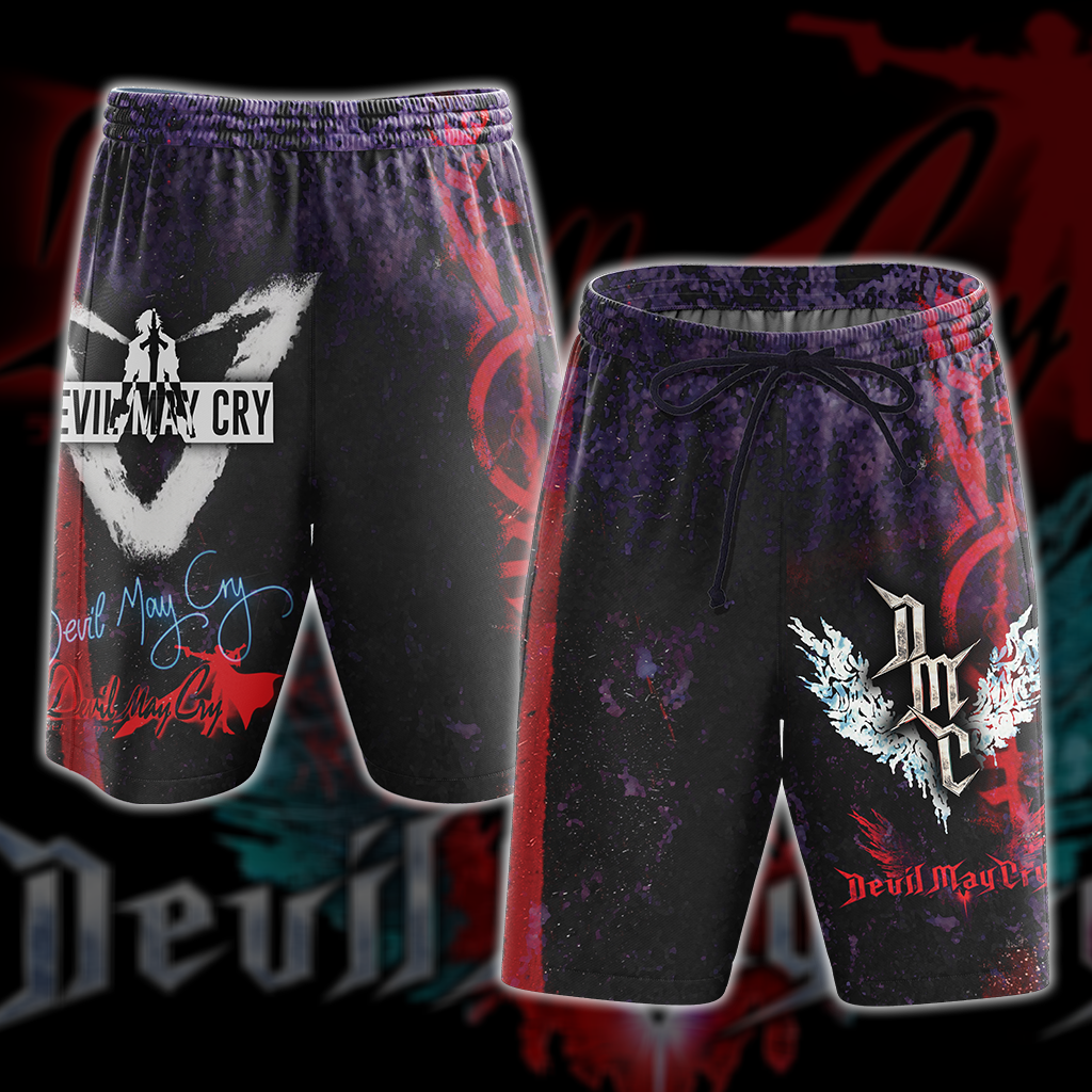 Devil May Cry All Over Print Beach Shorts Jogger Beach Shorts