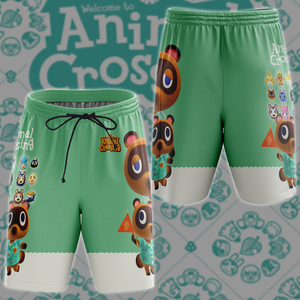 Animal Crossing Video Game 3D All Over Printed T-shirt Tank Top Zip Hoodie Pullover Hoodie Hawaiian Shirt Beach Shorts Jogger Beach Shorts S 