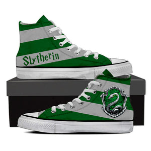 Slytherin House Harry Potter High Top Shoes