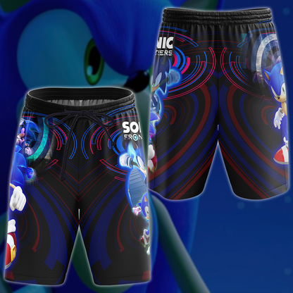 Sonic Frontier Video Game 3D All Over Printed T-shirt Tank Top Zip Hoodie Pullover Hoodie Hawaiian Shirt Beach Shorts Jogger Beach Shorts