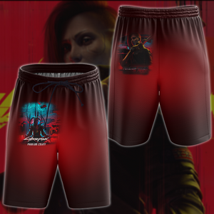 Cyberpunk 2077 2.0 Video Game All Over Printed T-shirt Tank Top Zip Hoodie Pullover Hoodie Hawaiian Shirt Beach Shorts Joggers Beach Shorts S 