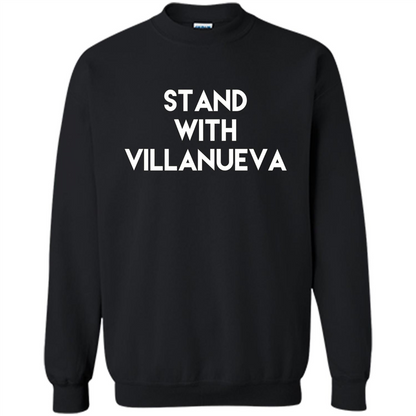 Football T-shirt Stand With Villanueva Black