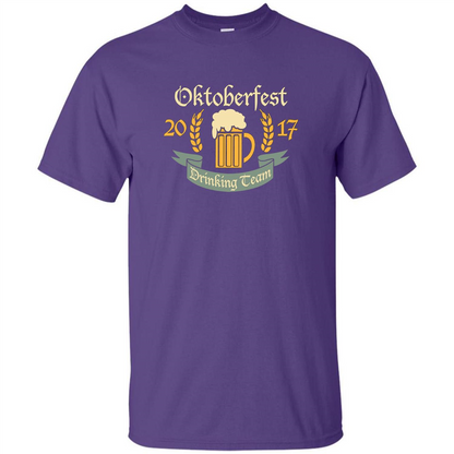 Oktoberfest Drinking Team 2017 T-shirt Purple