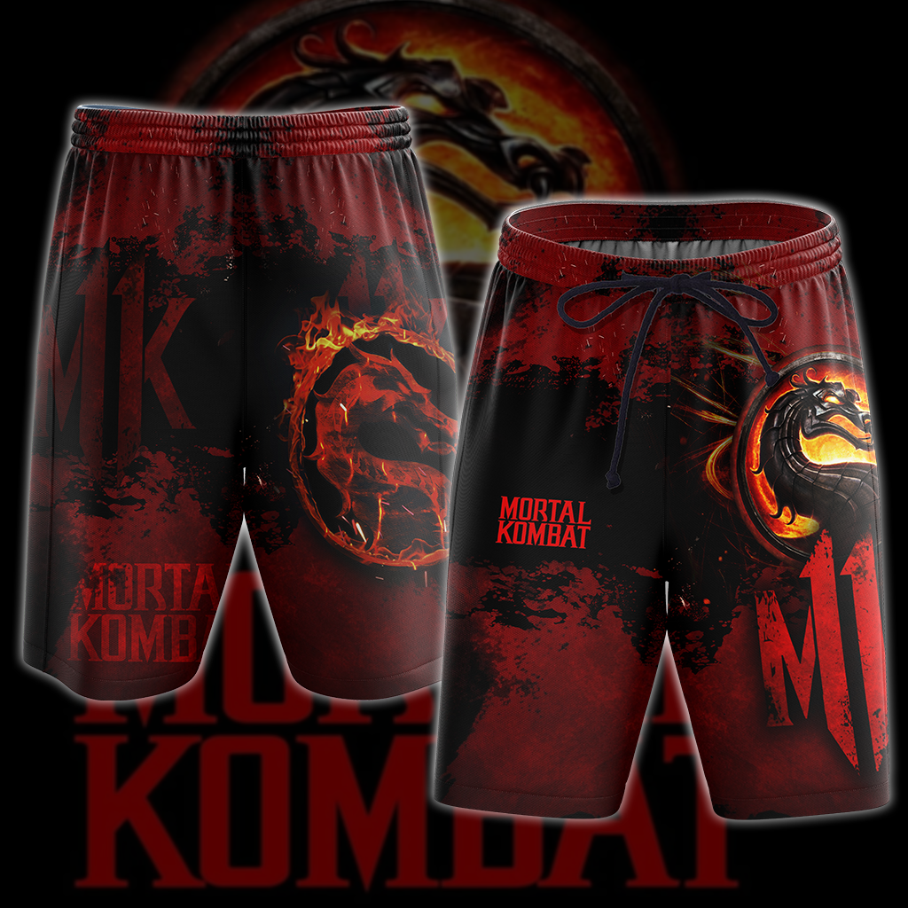 Mortal Kombat All Over Print Beach Shorts Jogger Beach Shorts