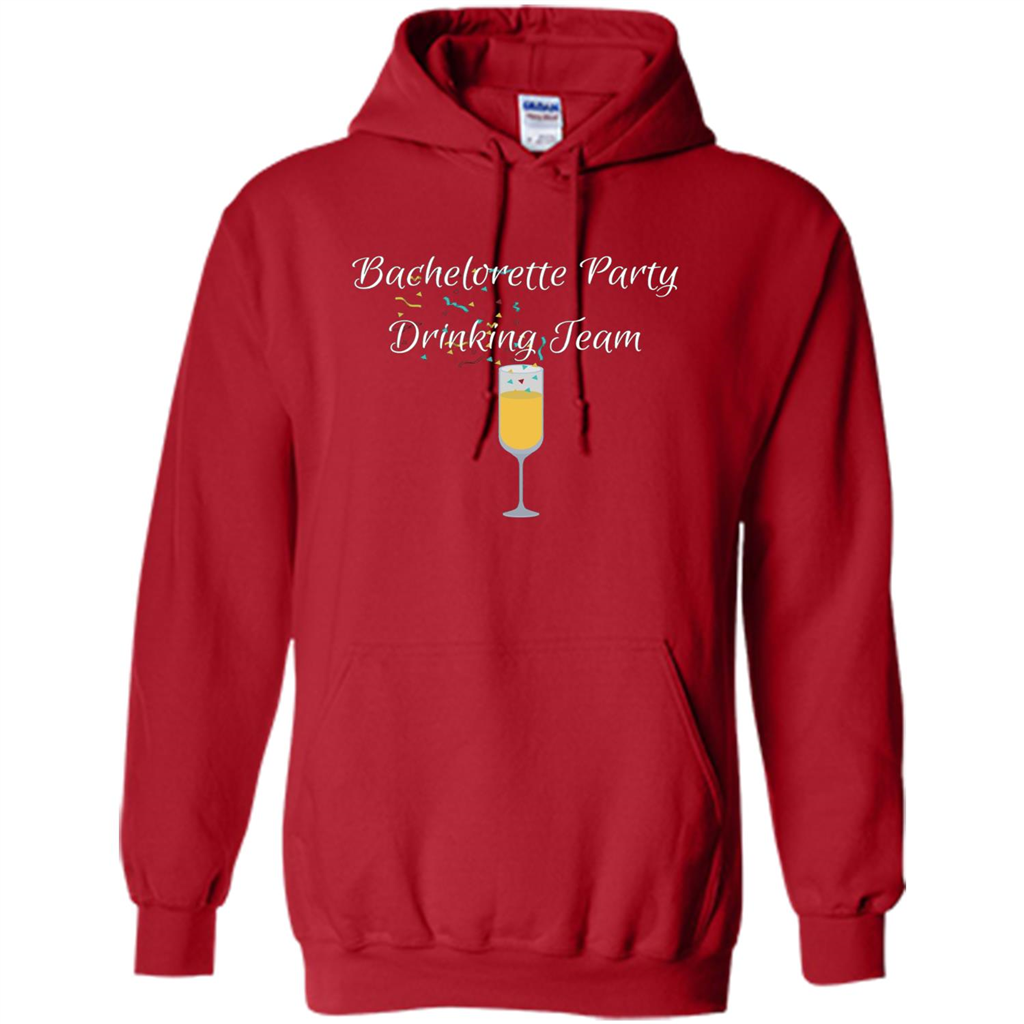 Bachelorette Party Drinking Team Bridal Wedding T-Shirt Red