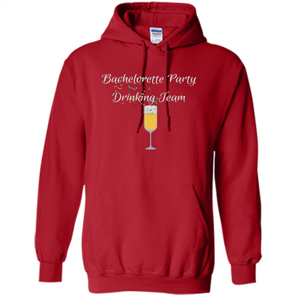Bachelorette Party Drinking Team Bridal Wedding T-Shirt Red