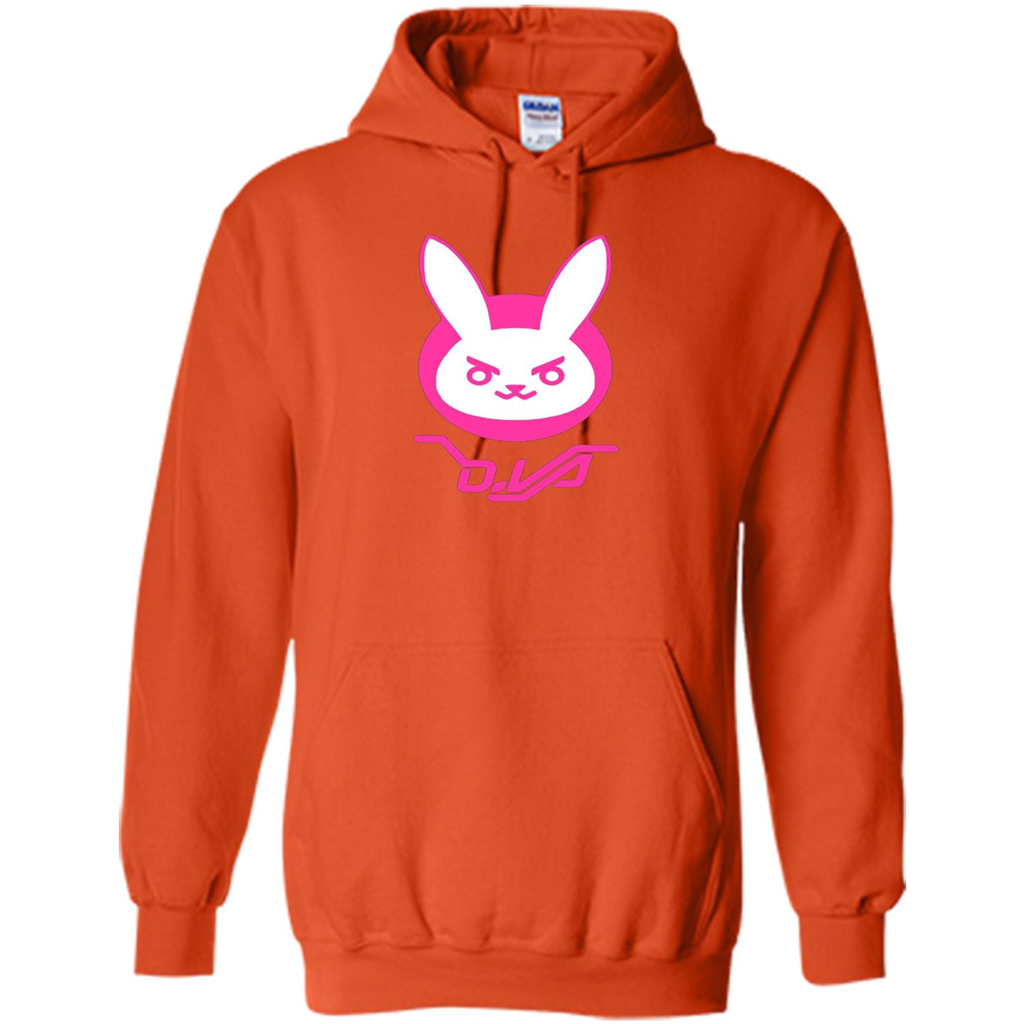 Overwatch D.VA Bunny Spray T-shirt Orange