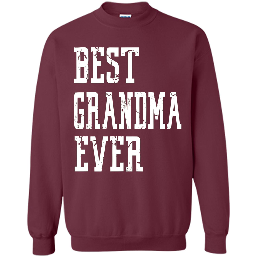 Best Grandma Ever T-Shirt - Grandparents Day T-shirt Maroon