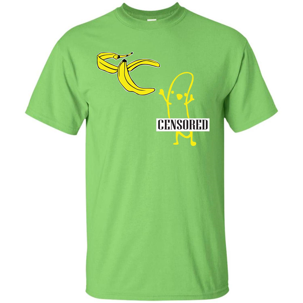 Banana T-shirt Censored T-shirt Lime