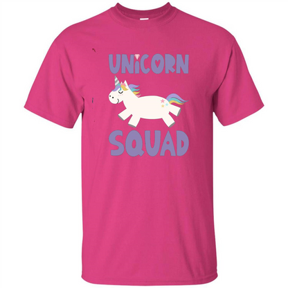 Unicorn Squad T-shirts Rainbow Fantasy Gift Princess Costume T-shirt Heliconia