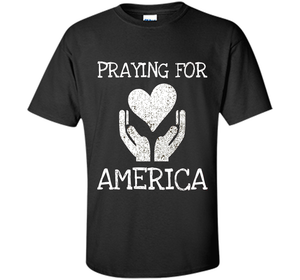 Praying for America Hands of Hope with Heart T-Shirt cool shirt