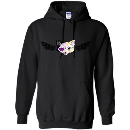 Wolf and Bird T-shirt Black