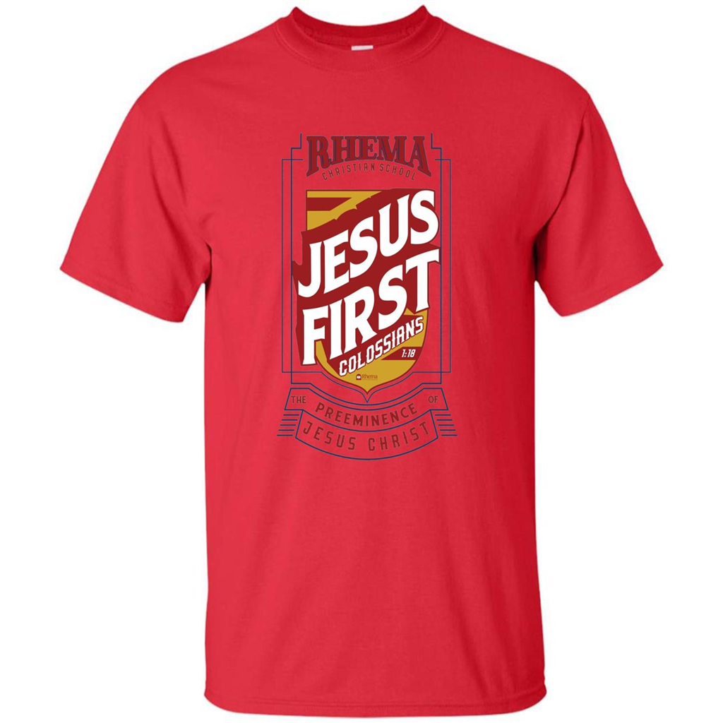Jesus First T-shirt Jesus Christ Red