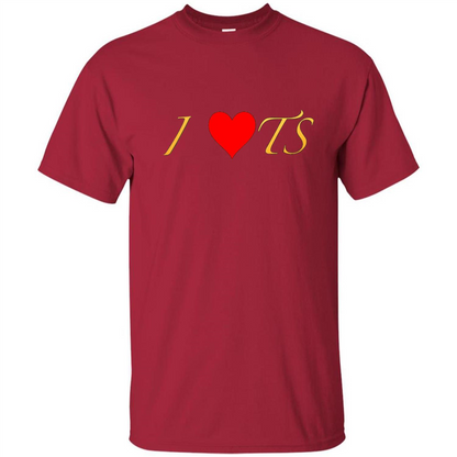 I Heart TS T-Shirt I Love TS Cardinal