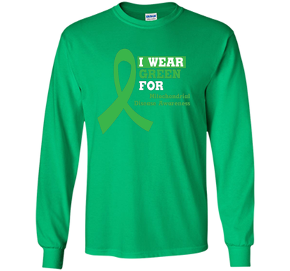 I Wear Green Mitochondrial Disease Awareness Strong T-shirt Irish Green