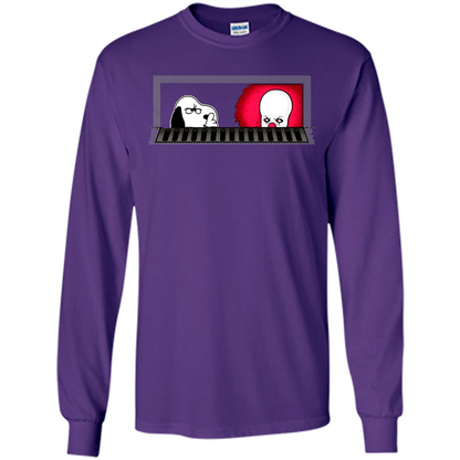 Movie T-shirt Snoopy Vs It T-shirt Purple