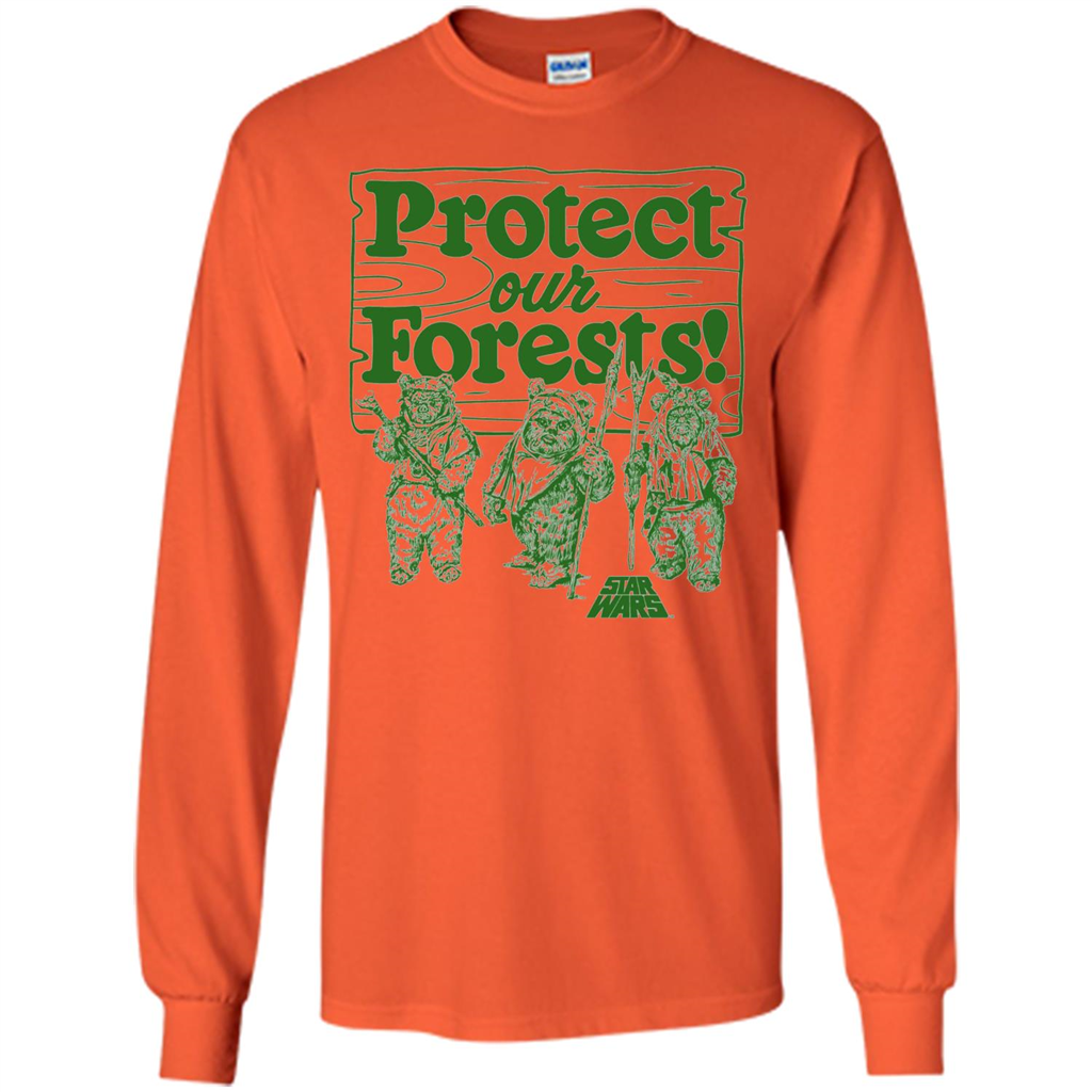 Movies T-shirt Protect Our Forests T-Shirt Orange