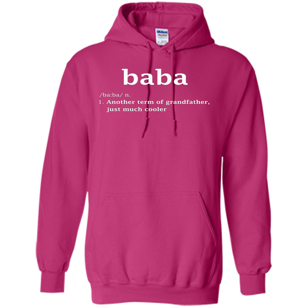 Fathers Day T-shirt Baba Definition Heliconia