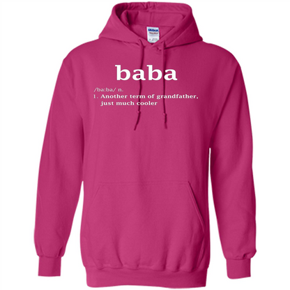 Fathers Day T-shirt Baba Definition Heliconia