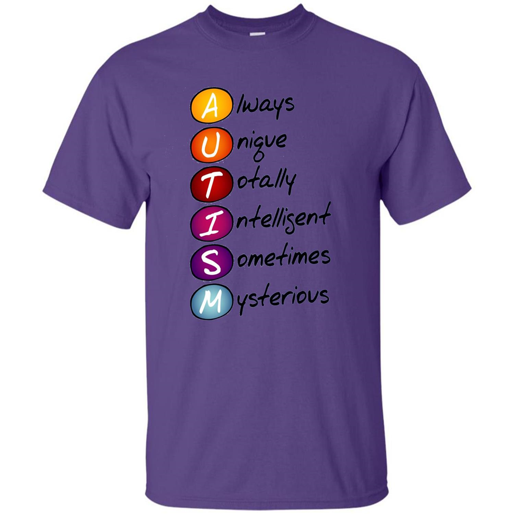 Autism Awareness Definition T-shirt Purple