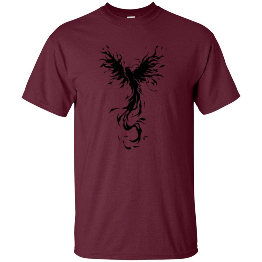 Black Phoenix T-shirt Maroon