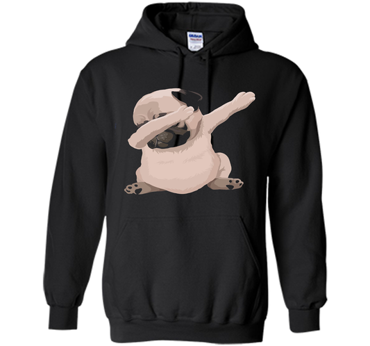 Funny Pug Dab Shirt - Dabbing Pug T T-shirt Black