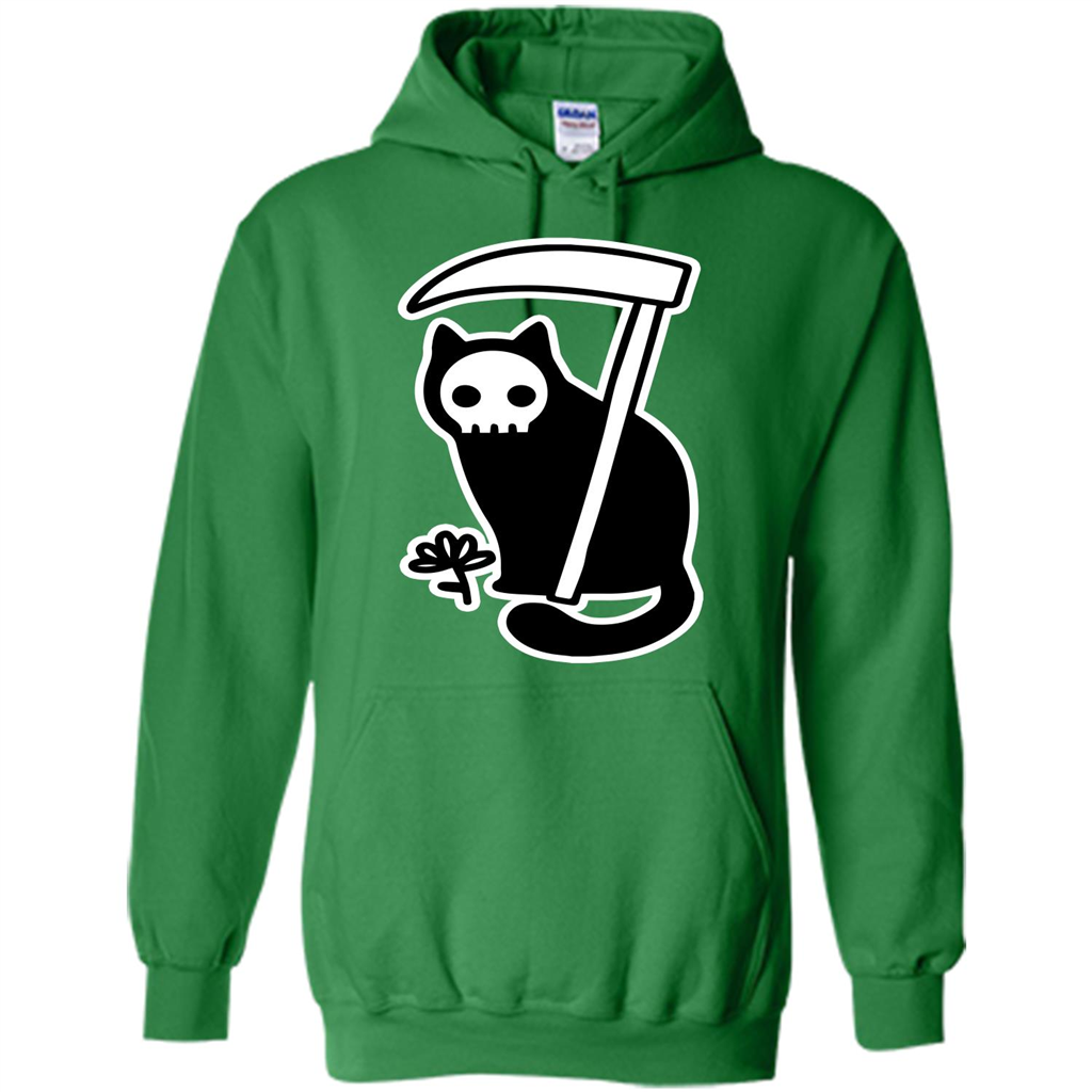 Cat Grimm Reaper T-shirt Irish Green