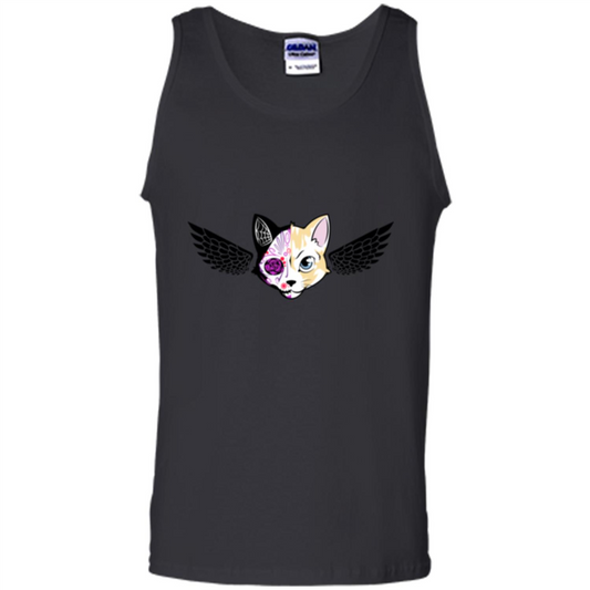 Wolf and Bird T-shirt Black