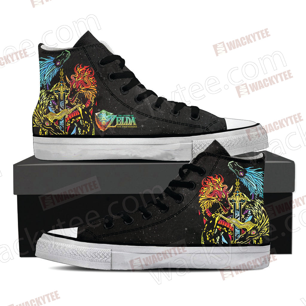 The Legend Of Zelda Skyward Sword 3D High Top Shoes SIZE 47