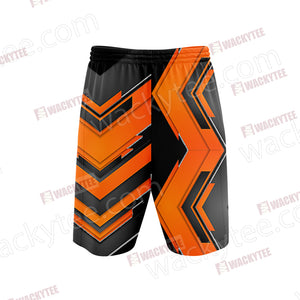 Digimon The Crest Of Courage New Look 3D Beach Shorts