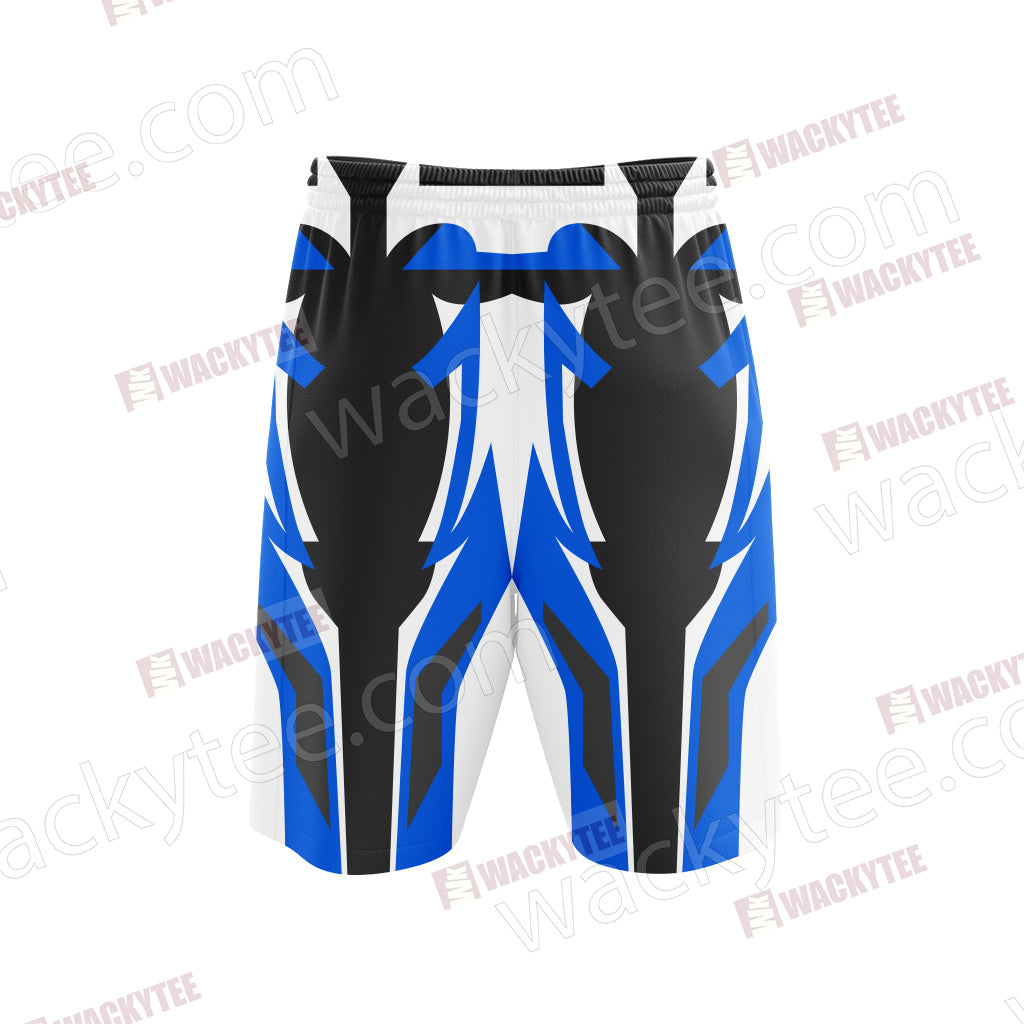 Naruto Sasuke Symbol New Look Unisex 3D Beach Shorts