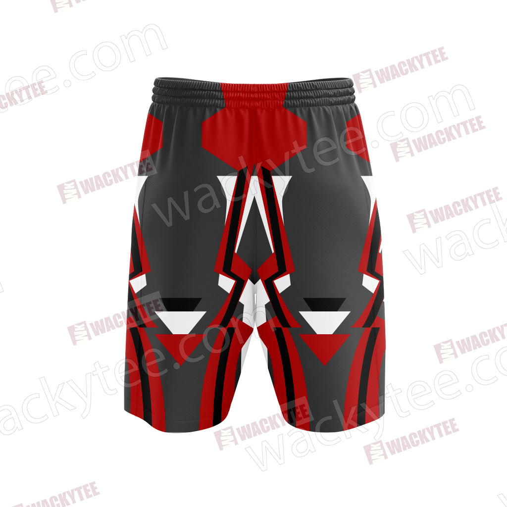 Naruto Symbol New Look Unisex 3D Beach Shorts