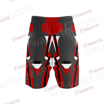 Naruto Symbol New Look Unisex 3D Beach Shorts