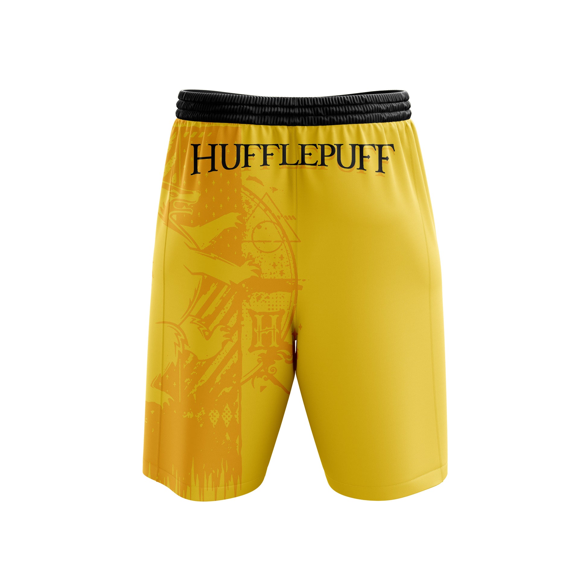 Quidditch Hufflepuff Harry Potter Beach Shorts