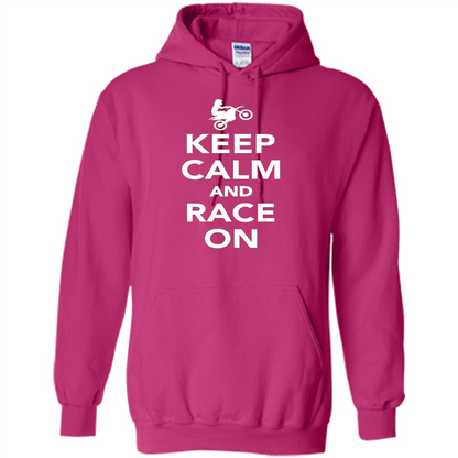 Keep Calm And Race On Motorcross T-shirt