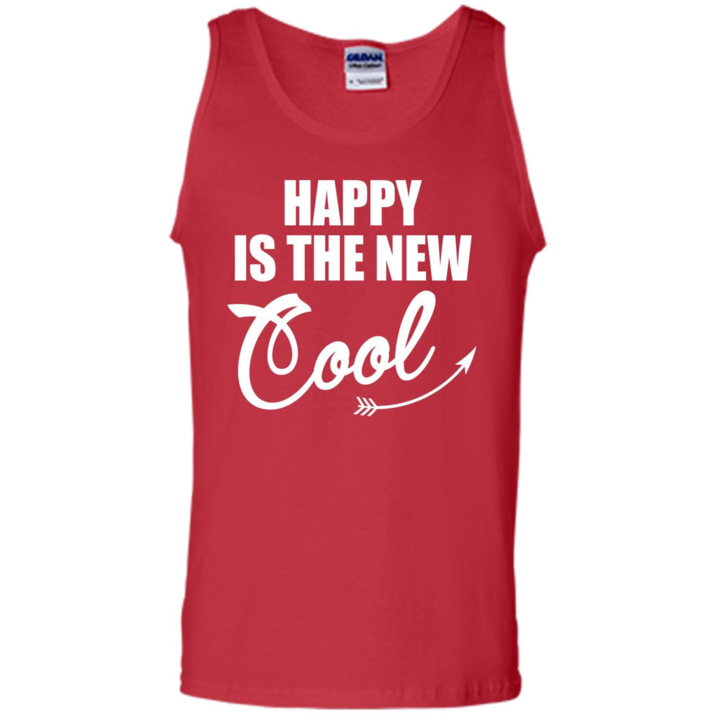 Happy Is The New Cool T-shirt Red
