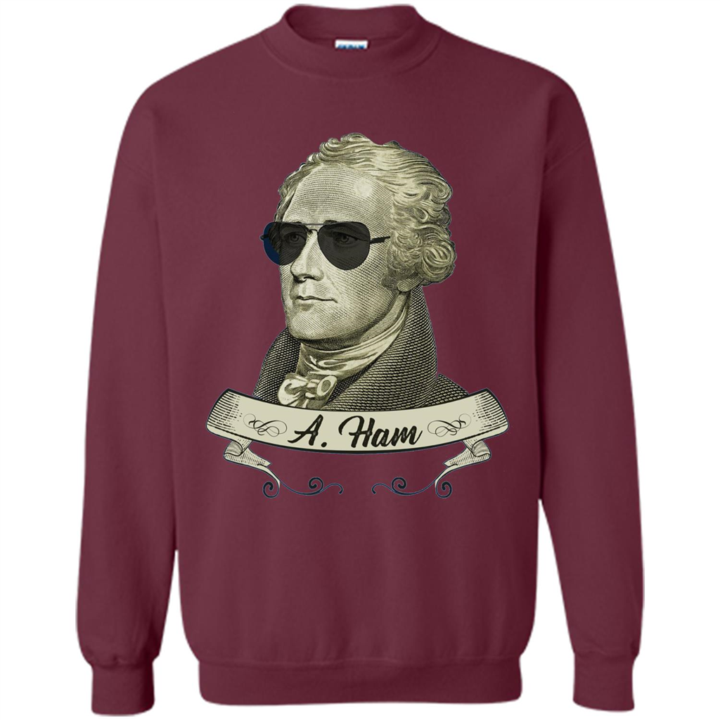 Cool Sunglasses T-shirt Funny Hamilton T-shirt Maroon